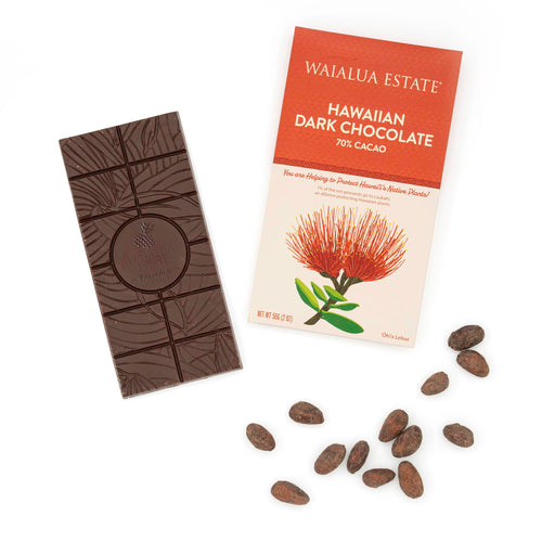 70% Cacao - Hawaiian Extra Dark Chocolate