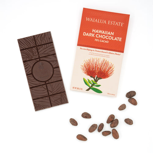 70% Cacao - Hawaiian Extra Dark Chocolate